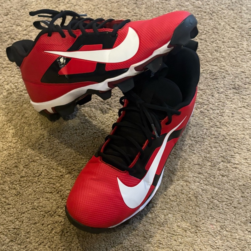 Nike Men’s Red and Black cleats